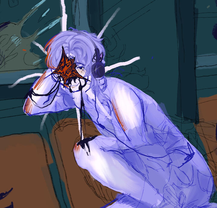 Full body + background